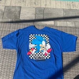 Blue Sonic the Hedgehog T-Shirt